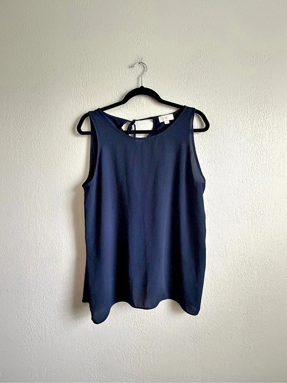 LOFT Sleeveless Tank Top in Blue Size Medium